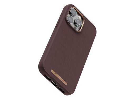 Njord byELEMENTS Genuine Leather coque de protection pour téléphones portables 17 cm (6.7'') Housse Marron Apple (brand) iPhone 14 Pro Max