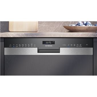 Lave-vaisselle encastrable Siemens iQ500 SN55ZS07CE 14 couverts 40 dB 60 cm Inox noir