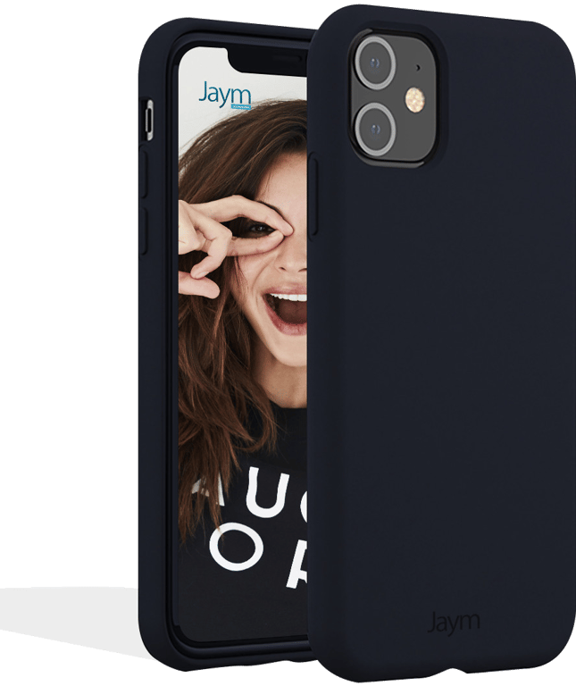 JAYM - Coque Silicone Premium Bleue pour Apple iPhone 13 Pro -100% Silicone et Microfibre - Renforcé