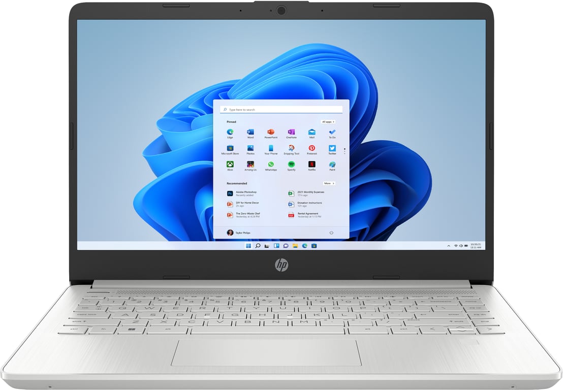 HP Laptop 14s-fq1020nf - 14 Ryzen 5 5500U SSD AMD Radeon Graphics - AZERTY
