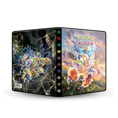EV07 Cartera de Cartas Pokémon - 80 Cartas + 4 Cartas Gigantes