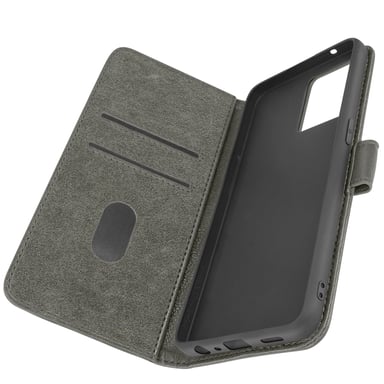 Funda Oppo Reno 7 Tarjetero Soporte Vídeo gris
