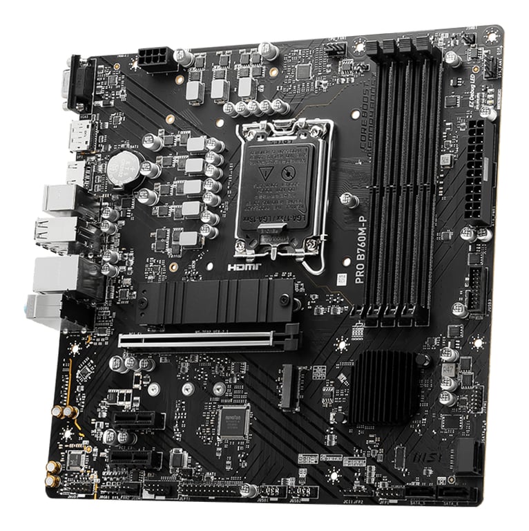 MSI PRO B760M-P carte mère Intel B760 LGA 1700 micro ATX - Neuf