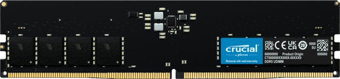 Crucial CT16G48C40U5 module de mémoire 16 Go 1 x 16 Go DDR5 4800 MHz ECC
