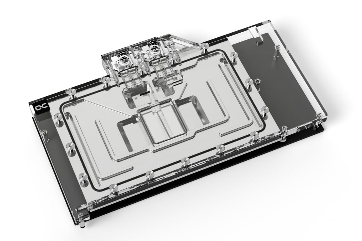 Alphacool Eisblock Aurora Refroidisseur par eau + plaque arrière Neuf - vue 2