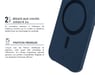 Coque renforcée MagSafe iPhone 17 Pro PLATINIUM 2m Bleu marine + Garantie à vie Force Case