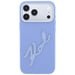 Étui Karl Lagerfeld Smooth Big pour iPhone 18 Pro Max / 17 Pro Max, bleu