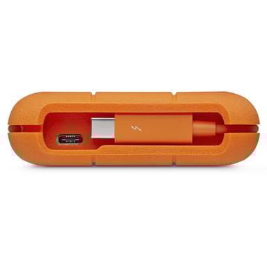 LaCie Rugged Secure disco duro externo 2 TB 2.5'' USB Tipo C 3.2 Gen 1 (3.1 Gen 1) Naranja, Blanco