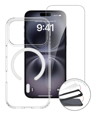 4smarts 360° Premium funda para teléfono móvil 16 cm (6.3'') Bumper Transparente