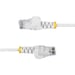 StarTech.com Cable de Red Ethernet CAT6 Delgado sin Enganches Blanco de 2m - Cable RJ45 Snagless Slim 28AWG - Alambre de Cobre Puro - PoE 100W - con A