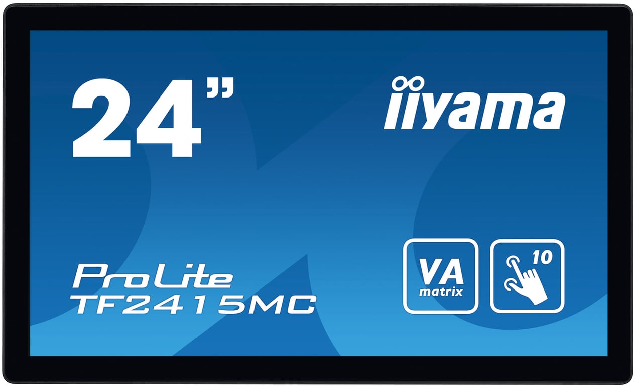 ProLite TF2415MC B2 23.8 1920 x 1080 pixels Ecran plat de PC Iiyama 60 5 cm Full HD VA Écran tactile utilisateur Neuf - vue 3