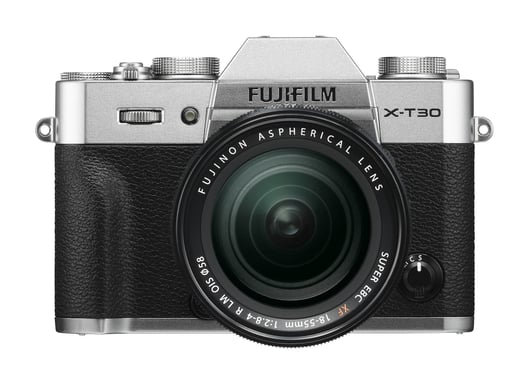 Fujifilm X -T30 II + 18-55mm Boîtier MILC 26,1 MP X-Trans CMOS 4 9600 x 2160 pixels Argent, Noir