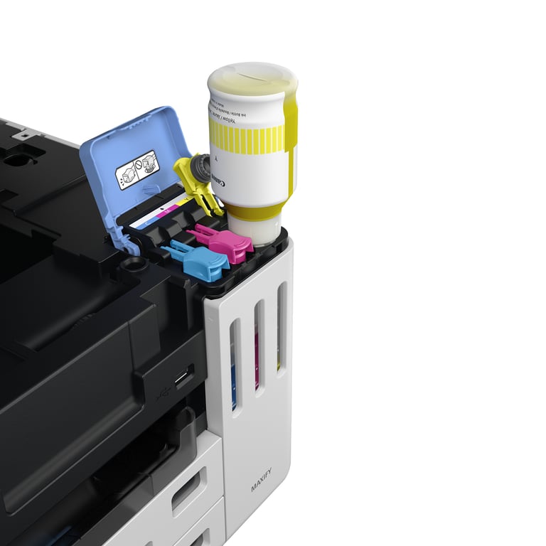 Canon MAXIFY GX6150 Imprimante de Bureau Compacte Imprimante Scanner et Copieur MegaTank à Jet d'encre Couleur sans Fil Tout en Un Connectivité Wi FI Ethernet et USB - vue 5