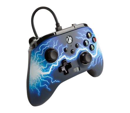 PowerA 1521745-02 accessoire de jeux vidéo Noir, Bleu USB Manette de jeu Analogique/Numérique Xbox One, Xbox Series S, Xbox Series X