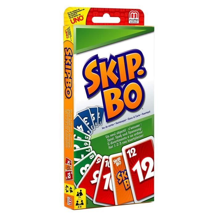 Jeu de Société Skip Bo - Amusement en Famille et Entre Amis - Neuf