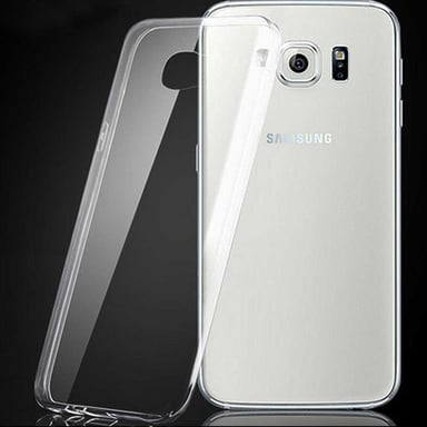 Coque silicone unie Transparent compatible Samsung Galaxy S6 Edge
