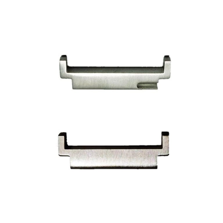 INF Adaptateurs universels de connecteur de bracelet de montre argenté 20 mm à 22 mm Argent - vue 3