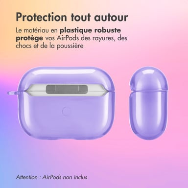 imoshion Coque Néon pour Apple AirPods Pro 2  - Pourpre