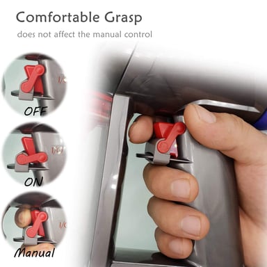 Clip de commande de bouton marche/arrêt, paquet de 2,compatible avec Dyson V15/V10/V11