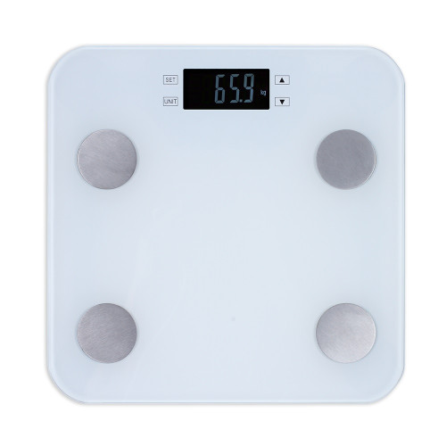 LIVOO DOM427W Pese personne impédancemetre 13 mémoires utilisateurs 180 kg Plateau en verre trempé affichage LCD Bl Neuf