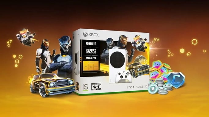 Microsoft Xbox Series S Pack Chasseur doré