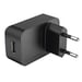 Cargador, 1A, negro