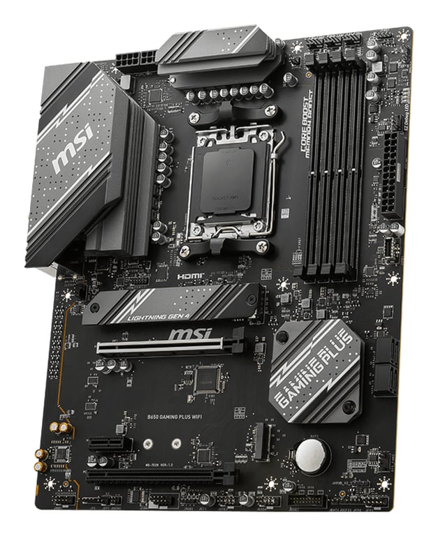 MSI B650 GAMING PLUS WIFI carte mère AMD B650 Emplacement AM5 ATX - Neuf