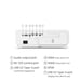BenQ X500i proiettore a ottica corta 2200 ANSI lumen DLP 2160p (3840x2160) Nero, Bianco