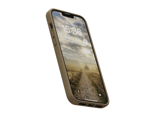 Custodia Njord byELEMENTS Suede Comfort+ - iPhone 14 Plus - Camel Apple iPhone 14 Plus