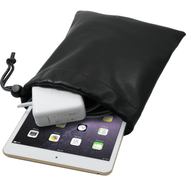 Marsupio Voyageur, nero satinato