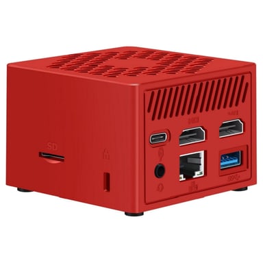 Leotec MiniPC N100 12GB 256GB Rojo