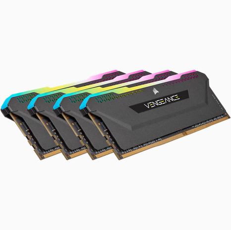 Corsair Vengeance RGB Pro CMH64GX4M4E3200C16 module de mémoire 64 Go 4 x 16 Go DDR4 288-pin DIMM - Neuf