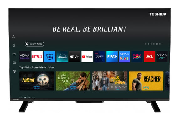 TOSHIBA TV 40'' 40QV2F63DG UHD QLED SMART TV HDR10+