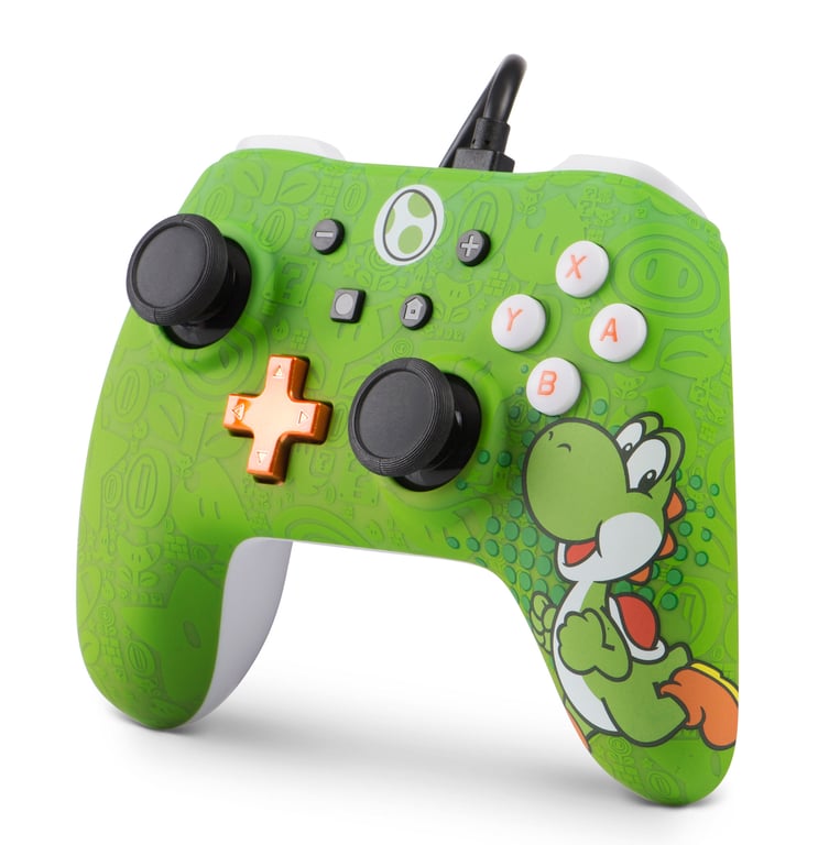 PowerA Yoshi Vert, Blanc USB Manette de jeu Analogique/Numérique Nintendo Switch - Neuf