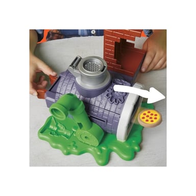 Play-Doh Les Tortues Ninja Four lance-pizza, coffret de pâte a modeler