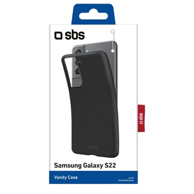 SBS TECOVVANSAS22K Custodia protettiva per cellulare 15,5 cm (6.1'') Custodia nera per Samsung Galaxy S22