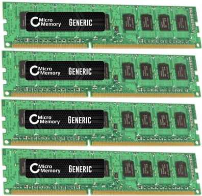 CoreParts MMH3818/32GB módulo de memoria 4 x 8 GB DDR3 1600 MHz ECC