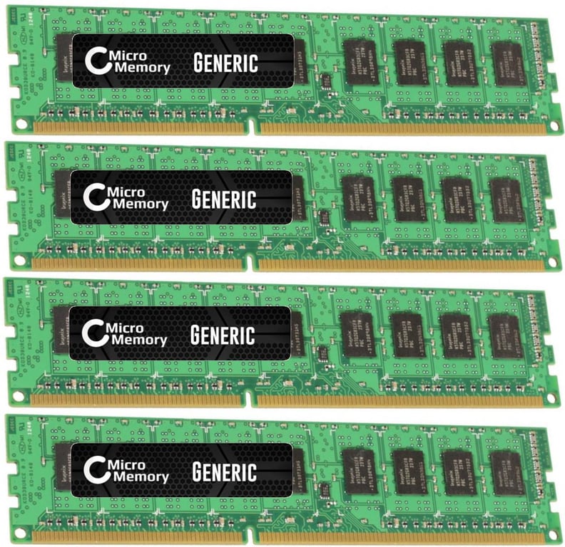 CoreParts MMH3818 module de mémoire 4 x 8 Go DDR3 1600 MHz ECC Neuf