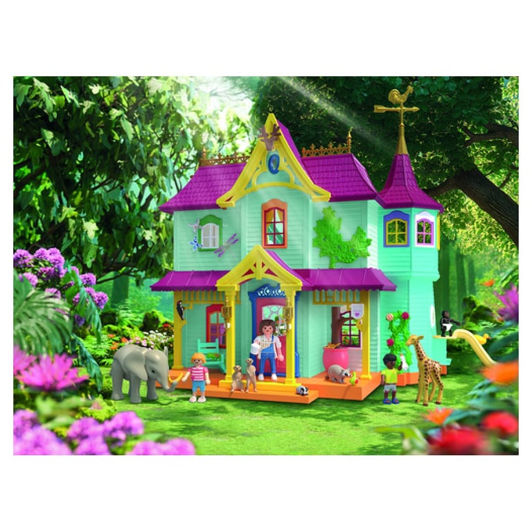 Playmobil 71852 Manoir Coloré des Animaux 162 Pièces Jeu de Rôle Animaux & Friends Multicolore - Neuf