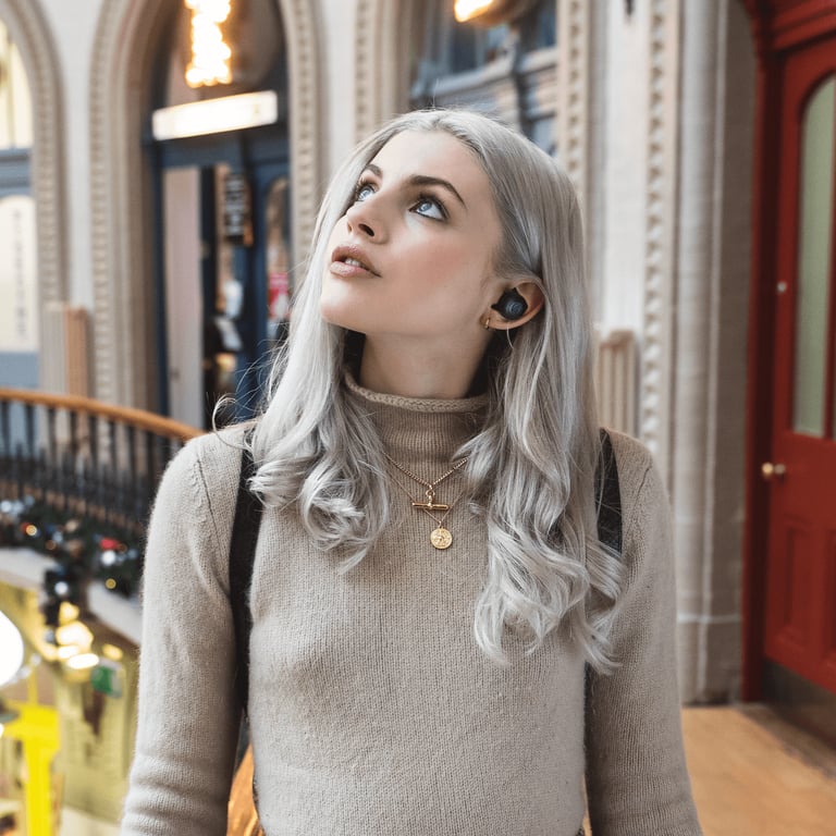 Ecouteurs sans fil Bluetooth Audio Technica ATH CKS50TW avec réduction active de bruit - vue 5