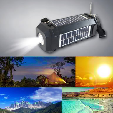 Radio solaire enceinte portable sans fil SOLARWAVE
