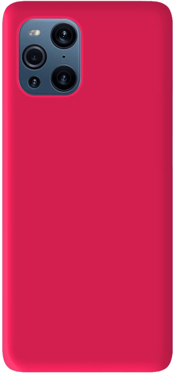 Coque silicone unie compatible Mat Rose Oppo Find X3 Find X3 Pro