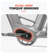 Vélo électrique en fibre de carbone MIHOGO AIR, autonomie de 206 km, double batterie, navigation intelligente, trajets urbains, Gris