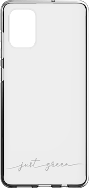 Custodia trasparente Samsung G A71 Infinia - 100% riciclabile Just Green