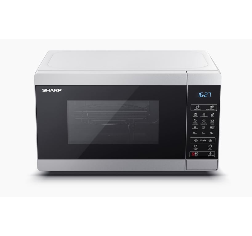 Micro-Ondes Combiné Sharp YC-MG02E-S – 20L, 1270W, 11 Niveaux de Puissance - vue 4