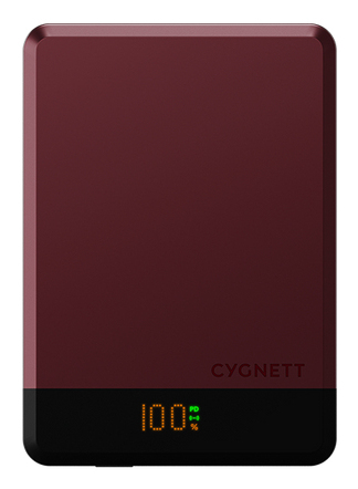 Cygnett MagSlim 5000 mAh Recharge sans fil Couleur cerise Neuf - vue 4