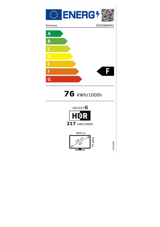 Samsung GQ55QN80FAU 139 7 cm 55 4K Ultra HD Smart TV Wifi Neuf - vue 2