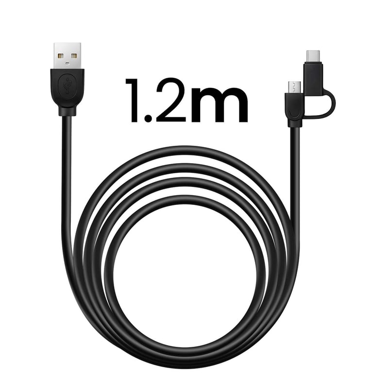 Câble téléphone portable 2 en 1 BigBen Connected USB AMicro USBUSB CLightning - vue 4