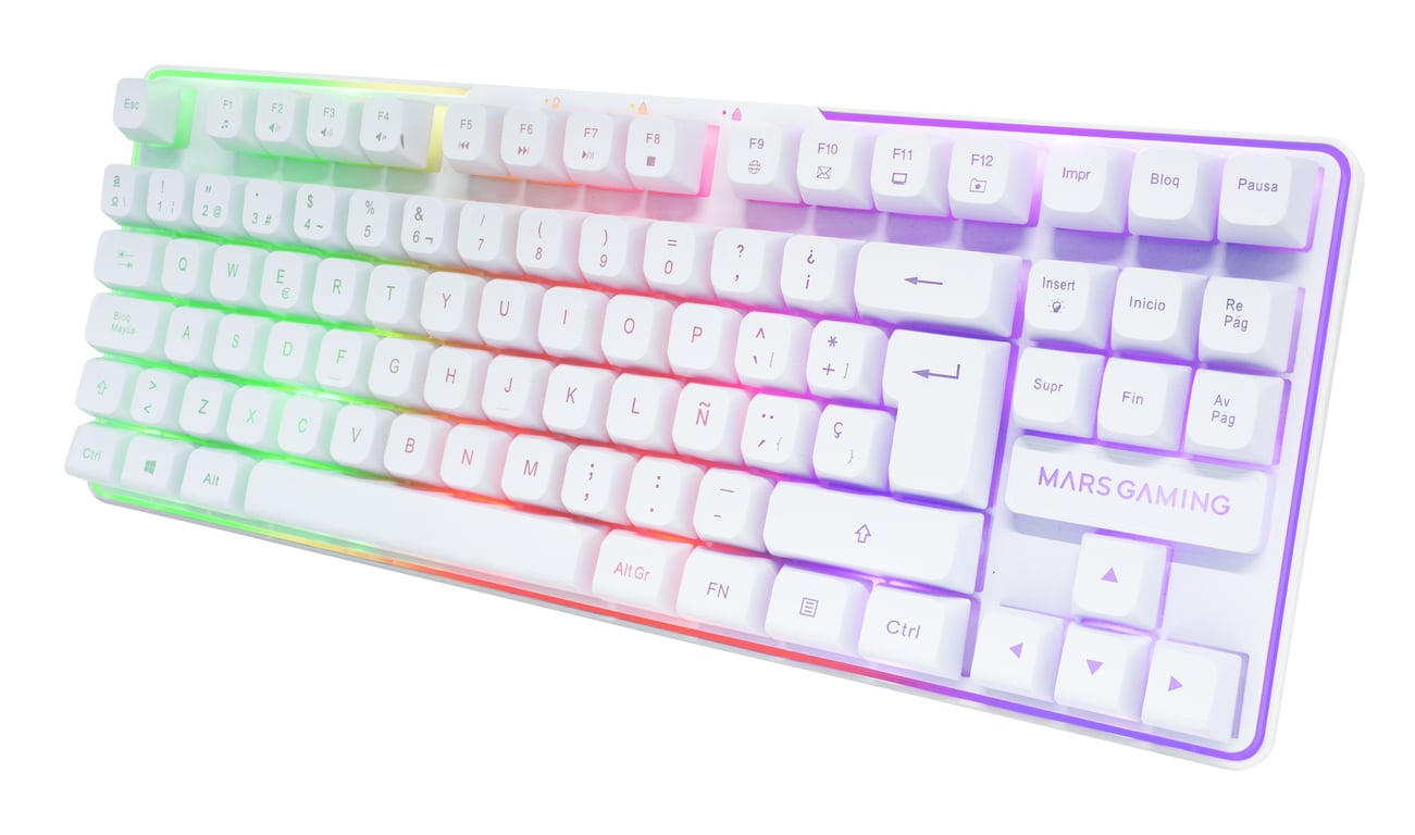 Mars Gaming MCPWTKLWES clavier incluse FR sans fil +USB QWERTY Espagnole Neuf - vue 2