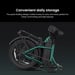 DYU C9 Bicicletta elettrica pieghevole 250W 48V 15,6Ah Verde